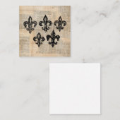 Fleur de Lis Symbols Fleur-de-lis Art Informatiekaartje (Voorkant / Achterkant)