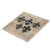 Fleur de Lis Symbols Fleur-de-lis Art Tegeltje (Zijkant)