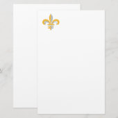 Fleur de Lis-symbool Briefpapier (Voorkant / Achterkant)