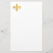 Fleur de Lis-symbool Briefpapier (Voorkant)