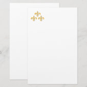 Fleur de Lis-symbool Briefpapier (Voorkant / Achterkant)