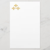 Fleur de Lis-symbool Briefpapier (Voorkant)