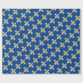 Fleur de Lis-symbool Cadeaupapier (Vlak)