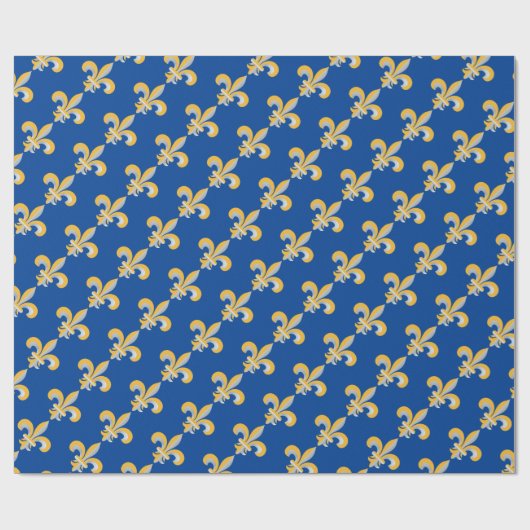 Fleur de Lis-symbool Cadeaupapier (Vlak)