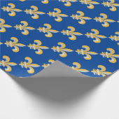 Fleur de Lis-symbool Cadeaupapier (Hoek)