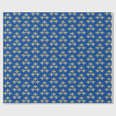 Fleur de Lis symbool Cadeaupapier (Vlak)