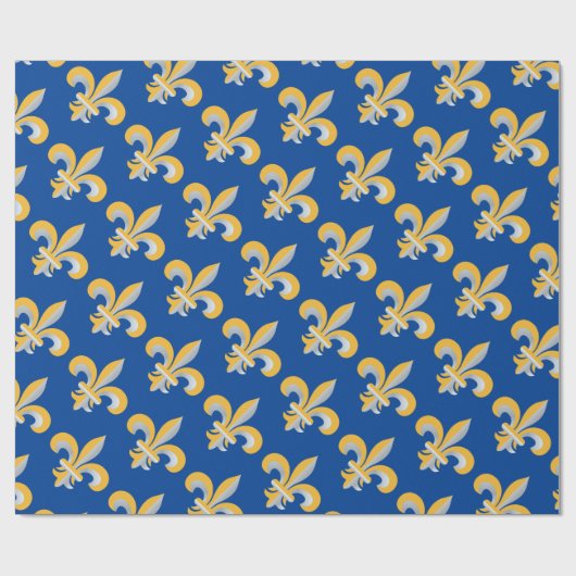 Fleur de Lis-symbool Cadeaupapier (Vlak)