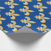 Fleur de Lis-symbool Cadeaupapier (Hoek)