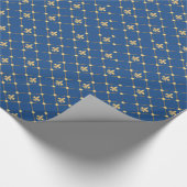 Fleur de Lis-symbool Cadeaupapier (Hoek)