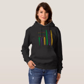 Fleur De Lis Symbool Dinsdag Mardi Gras Viering Hoodie (Voorkant volledig)