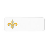 Fleur de Lis-symbool Etiket (Voorkant)