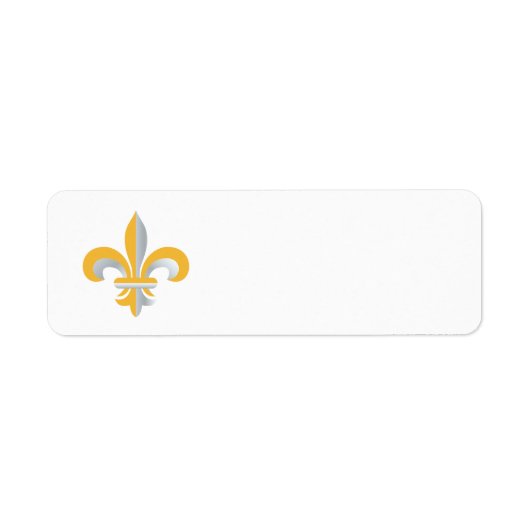 Fleur de Lis-symbool Etiket (Voorkant)