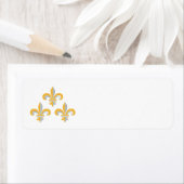Fleur de Lis-symbool Etiket (Insitu)