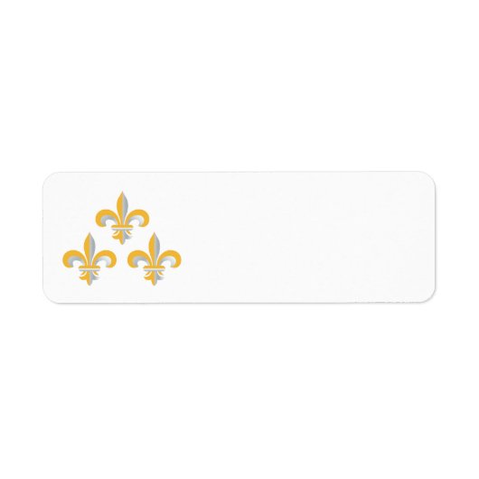 Fleur de Lis-symbool Etiket (Voorkant)