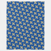 Fleur de Lis-symbool Fleece Deken (Voorkant)