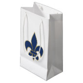 Fleur de Lis-symbool Klein Cadeauzakje (Voorkant Gekanteld)