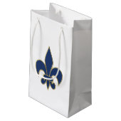 Fleur de Lis-symbool Klein Cadeauzakje (Achterkant Gekanteld)