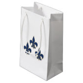 Fleur de Lis-symbool Klein Cadeauzakje (Achterkant Gekanteld)