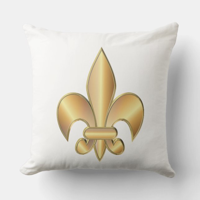 Fleur de Lis symbool Kussen (Voorkant)
