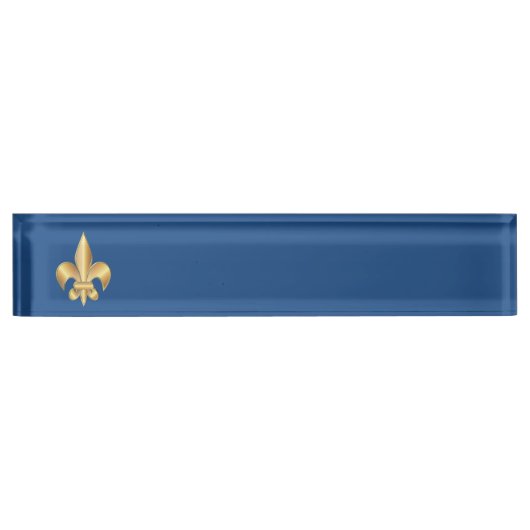 Fleur de Lis-symbool Naambordje (Voorkant)