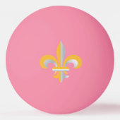 Fleur de Lis-symbool Pingpongbal (Achterkant)