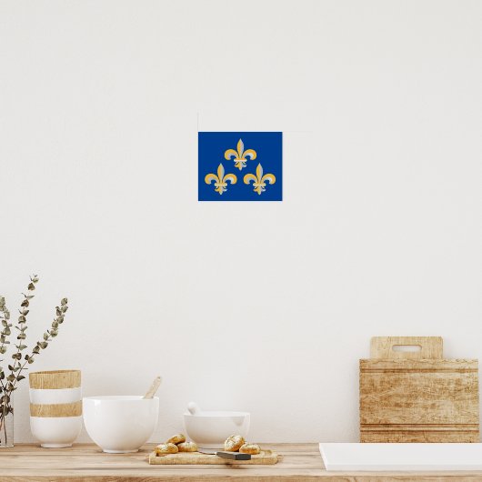 Fleur de Lis-symbool Poster (Keuken)