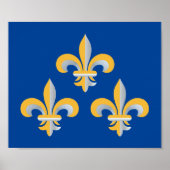 Fleur de Lis-symbool Poster (Voorkant)