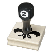 Fleur-de-Lis Symbool Rubberstempel (Stempel)