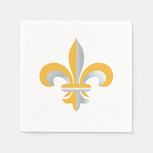 Fleur de Lis-symbool Servet (Voorkant)