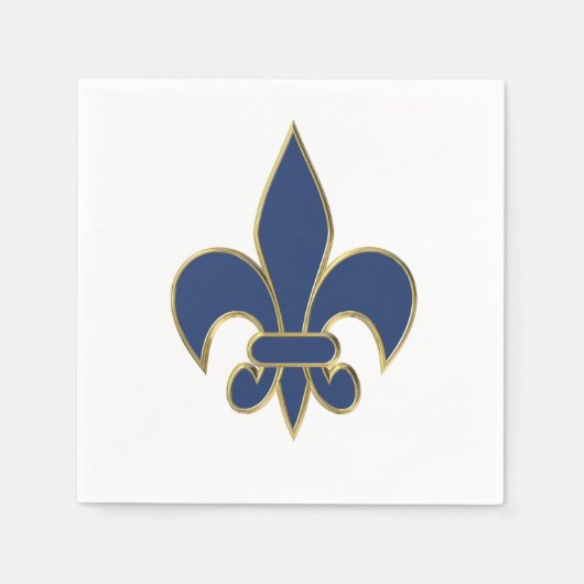 Fleur de Lis-symbool Servet (Voorkant)