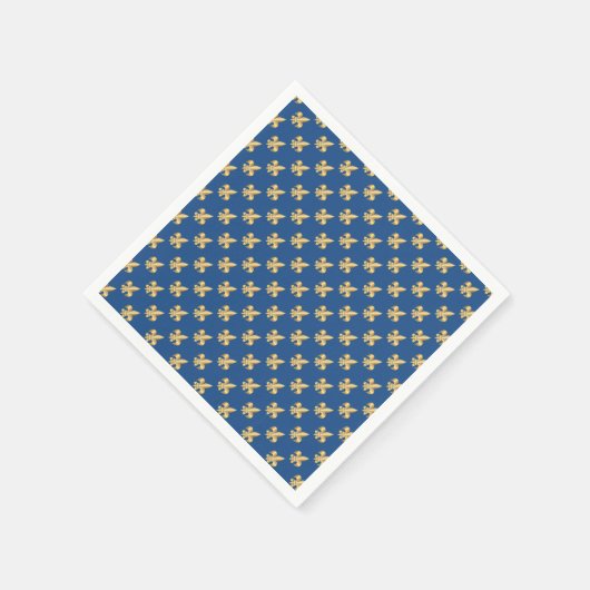 Fleur de Lis-symbool Servetten (Hoek)