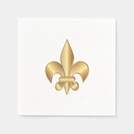 Fleur de Lis-symbool Servetten (Voorkant)