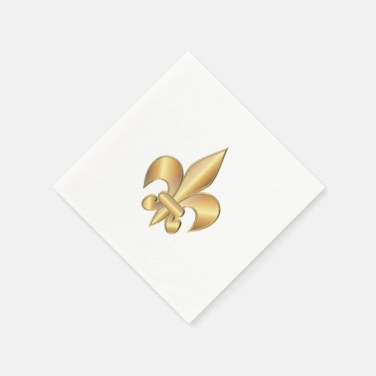 Fleur de Lis-symbool Servetten (Hoek)