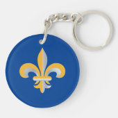 Fleur de Lis-symbool Sleutelhanger (Achterkant)