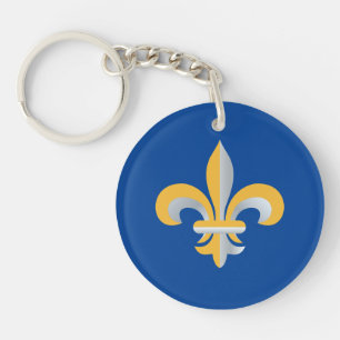 Fleur de Lis-symbool Sleutelhanger