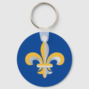 Fleur de Lis-symbool Sleutelhanger
