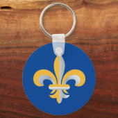 Fleur de Lis-symbool Sleutelhanger (Voorkant)