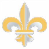 Fleur de Lis-symbool Sticker (Voorkant)