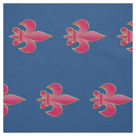 Fleur de Lis-symbool Stof (Swatch)