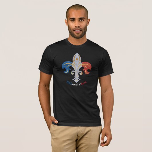 Fleur de lis t-shirt (Voorkant volledig)