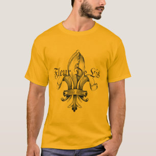 Fleur De Lis Tattoo T-shirt - Gepersonaliseerd