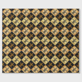 Fleur De Lis Tegel Inpakpapier (Vlak)