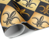 Fleur De Lis Tegel Inpakpapier (Rol Hoek)