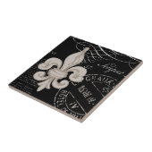  Fleur de Lis...tegel Tegeltje (Zijkant)