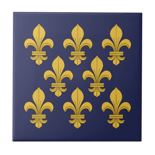 Fleur-de-lis Tegeltje (Voorkant)