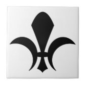 Fleur-de-Lis Tegeltje (Voorkant)