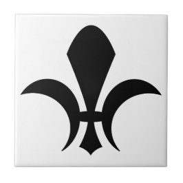 Fleur-de-Lis Tegeltje