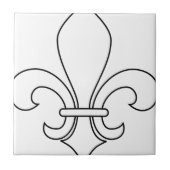 Fleur-de-lis Tegeltje (Voorkant)