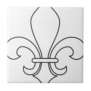 Fleur-de-lis Tegeltje