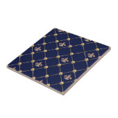 Fleur de Lis Tegeltje (Zijkant)